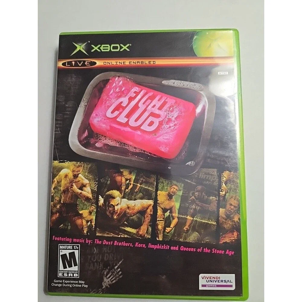 Fight Club (Microsoft Xbox, 2004) CIB Complete w/Manual Case CIB *EUC